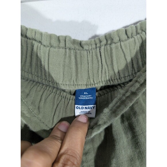 Old Navy Shorts Women Sz XL Olive Green Elastic‎ Waist Pull on Casual Bottoms - Picture 5 of 8
